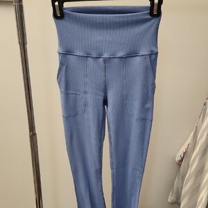 Aerie Blue High-Waisted Leggings